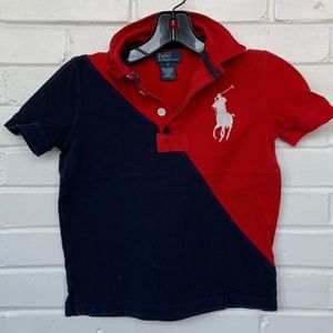 Boys Ralph Lauren Polo colorblock short sleeve